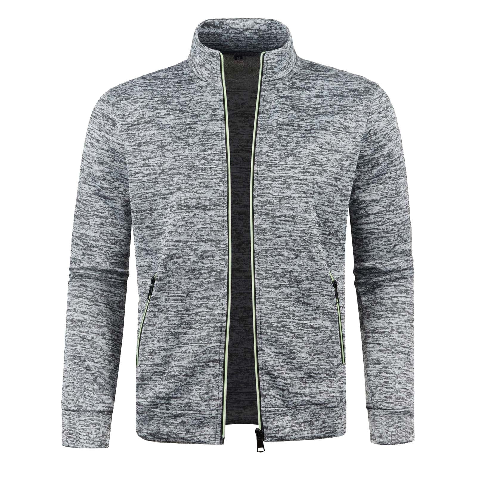 Men's Zip-Up Hoodie with Side Pocket J18854
