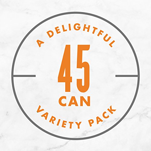 Wet Cat Food Variety Pack, Poultry & Beef Collection - 45 Cans, 3 oz. X307