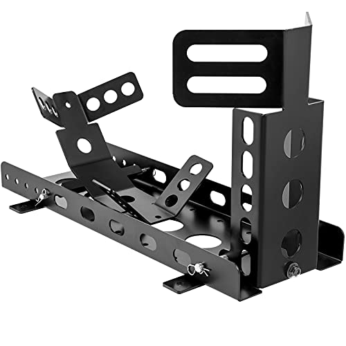 Motorcycle Front Tire Chock, 3000 lbs Capacity, Upright Stand for 14"-22" Wheels C8849