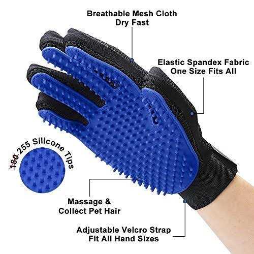 Washable Dog Pee Pads with Puppy Grooming Gloves, Reusable Pet Training Pads, Large Waterproof V4807