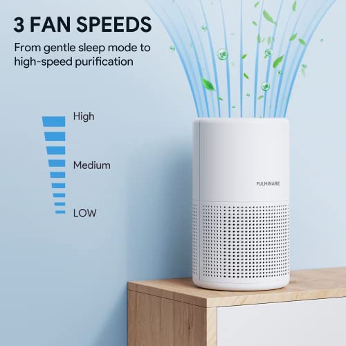 H13 True HEPA Air Purifier for Bedroom with Night Light, 2 Pack T103