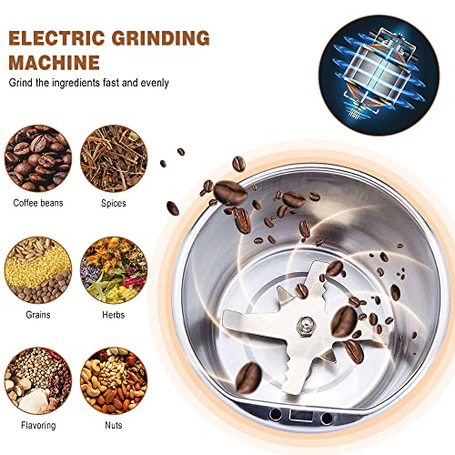 Electric Coffee & Spice Grinder with Stainless Steel Blades L7172
