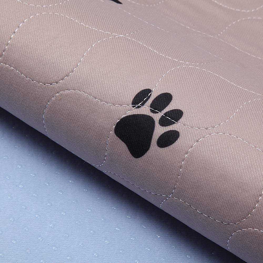 Washable Dog Pee Pads with Puppy Grooming Gloves, Reusable Pet Training Pads, Large Waterproof V4807
