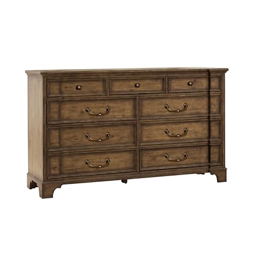 Queen Panel Bedroom Furniture Set with Dresser, Mirror, Chest and 2 Nightstands V105