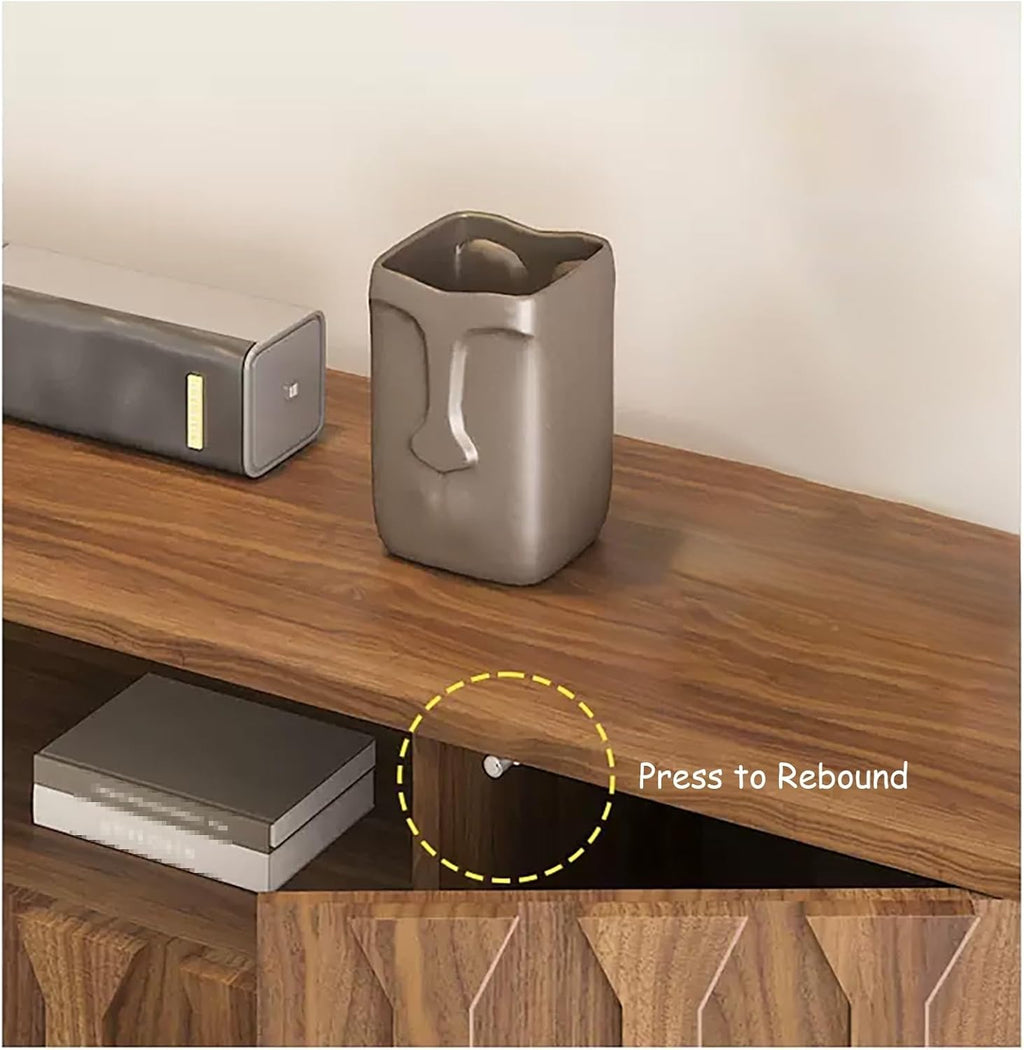 Wooden TV Stand with Large Storage for Living Room U4572