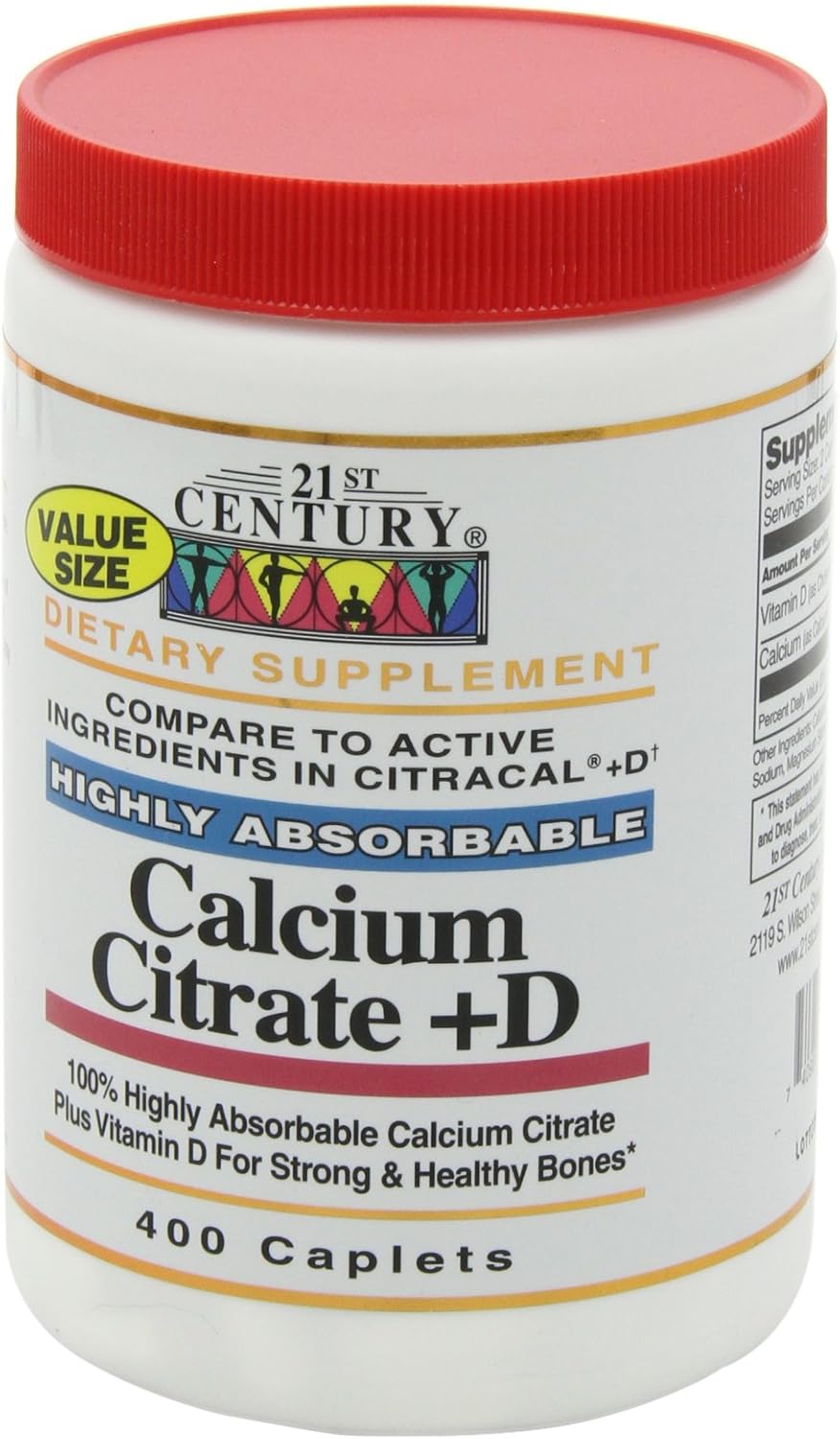 Calcium Citrate + Vitamin D Caps F240