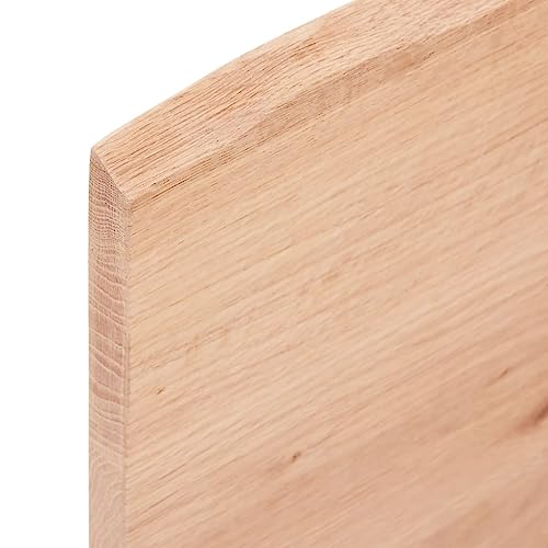 Solid Wood Oak Table Top 39.4"x15.7"x0.8" A52006