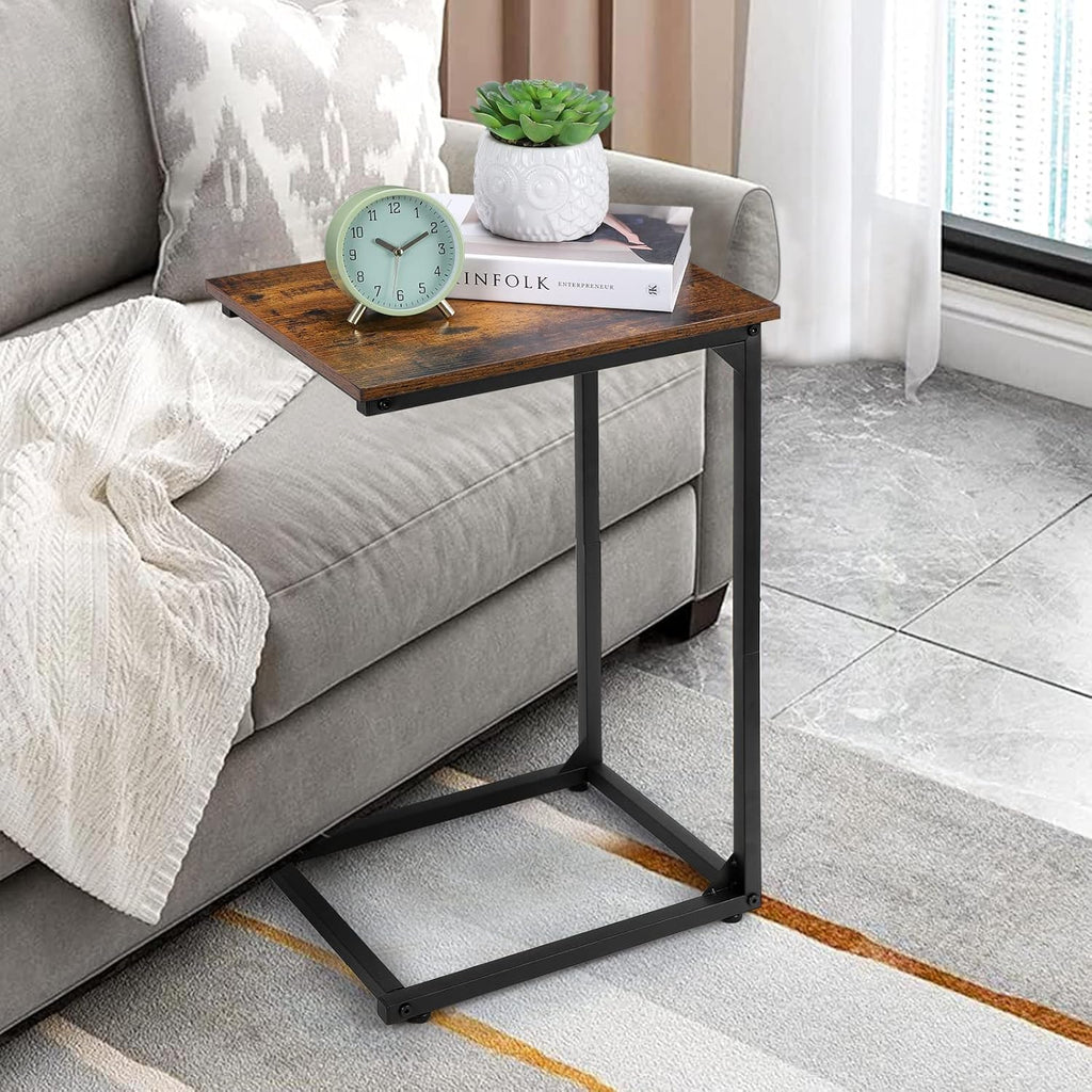 C Shaped Side Table Set of 2 for Living Room J782