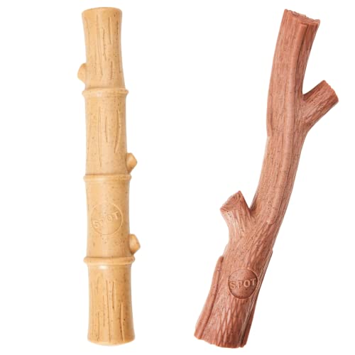 Bamboo Stick Dog Chew Toy 2 Pack for Aggressive Chewers, Large R695476