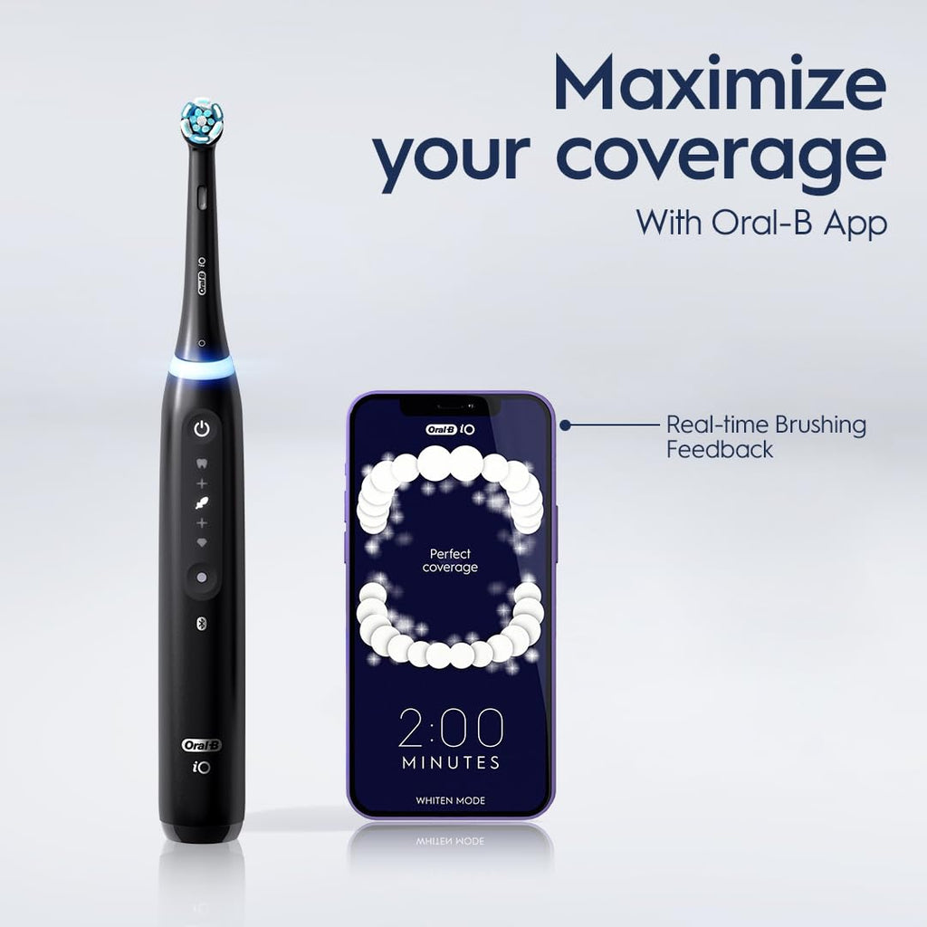 Rechargeable Electric Toothbrush with Visible Pressure Sensor and Travel Case A341