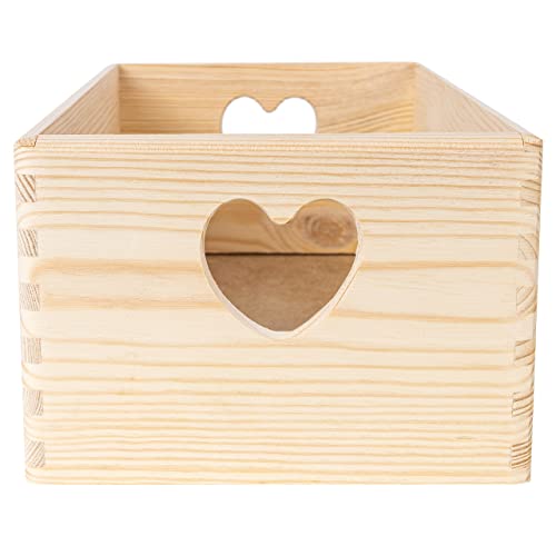 Large Wooden Nesting Crate with Handles W304