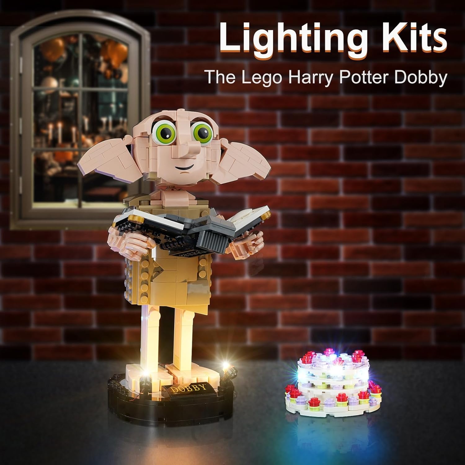 LED Light Kit for Harry Potter Dobby Building Set 76421, Lights Only M7966