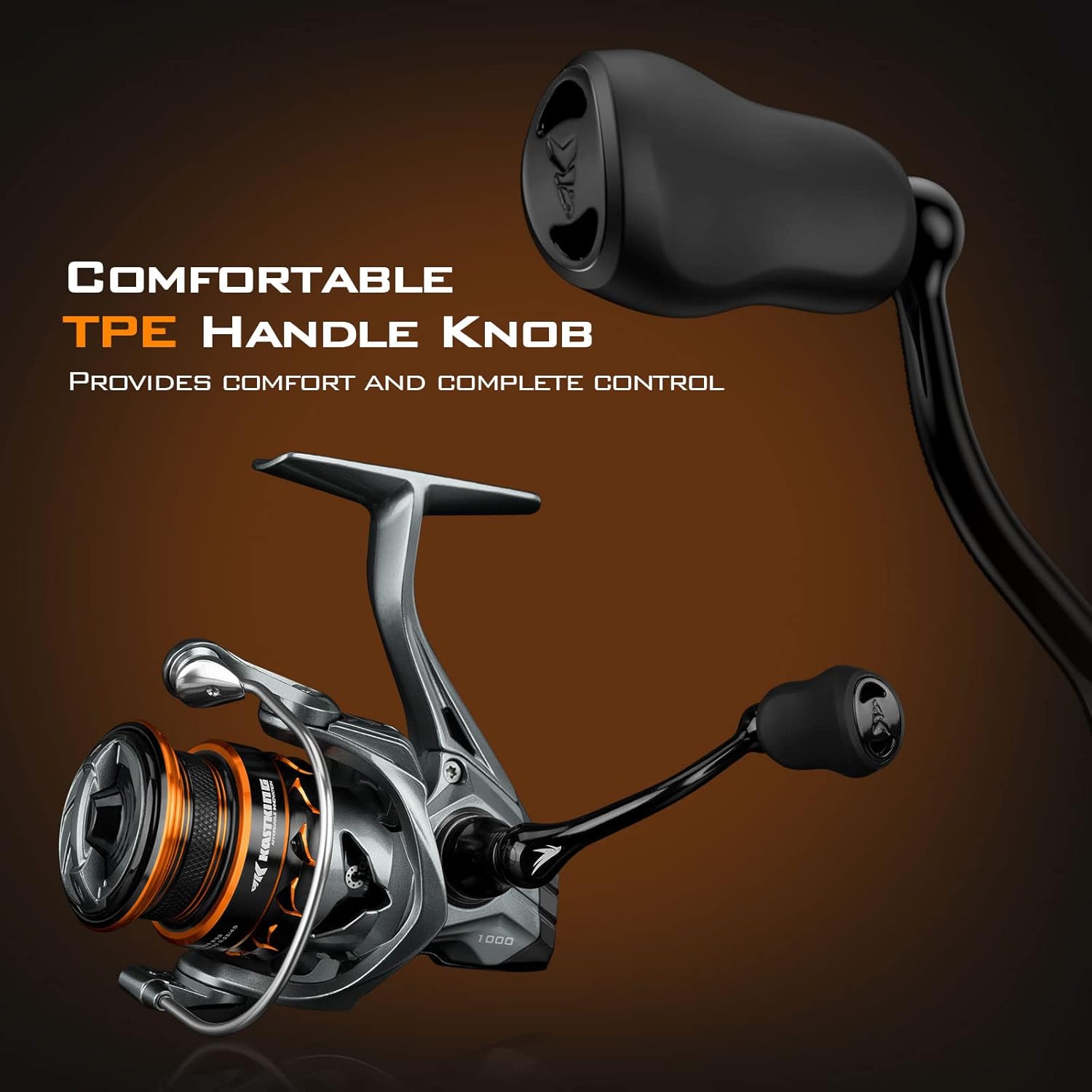 Spinning and Ice Fishing Reel 1000, Carbon Fiber Body, Lightweight G943960