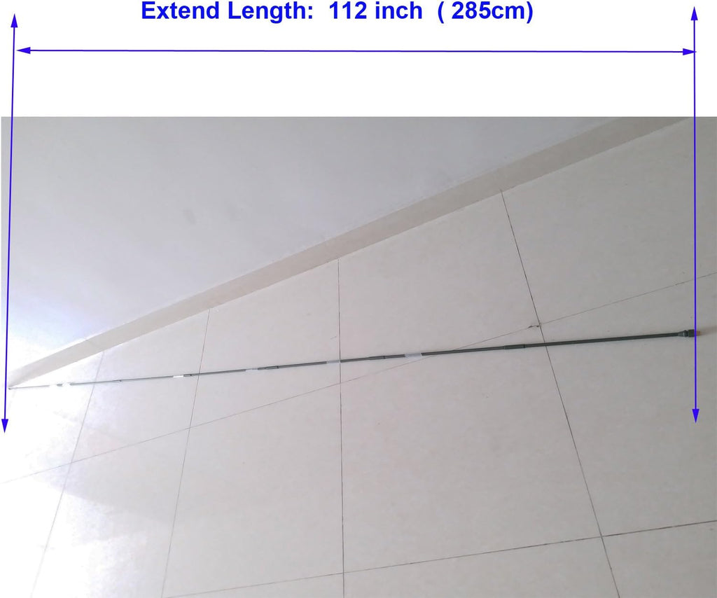 Collapsible 7 Element Whip Antenna 285 cm L254779