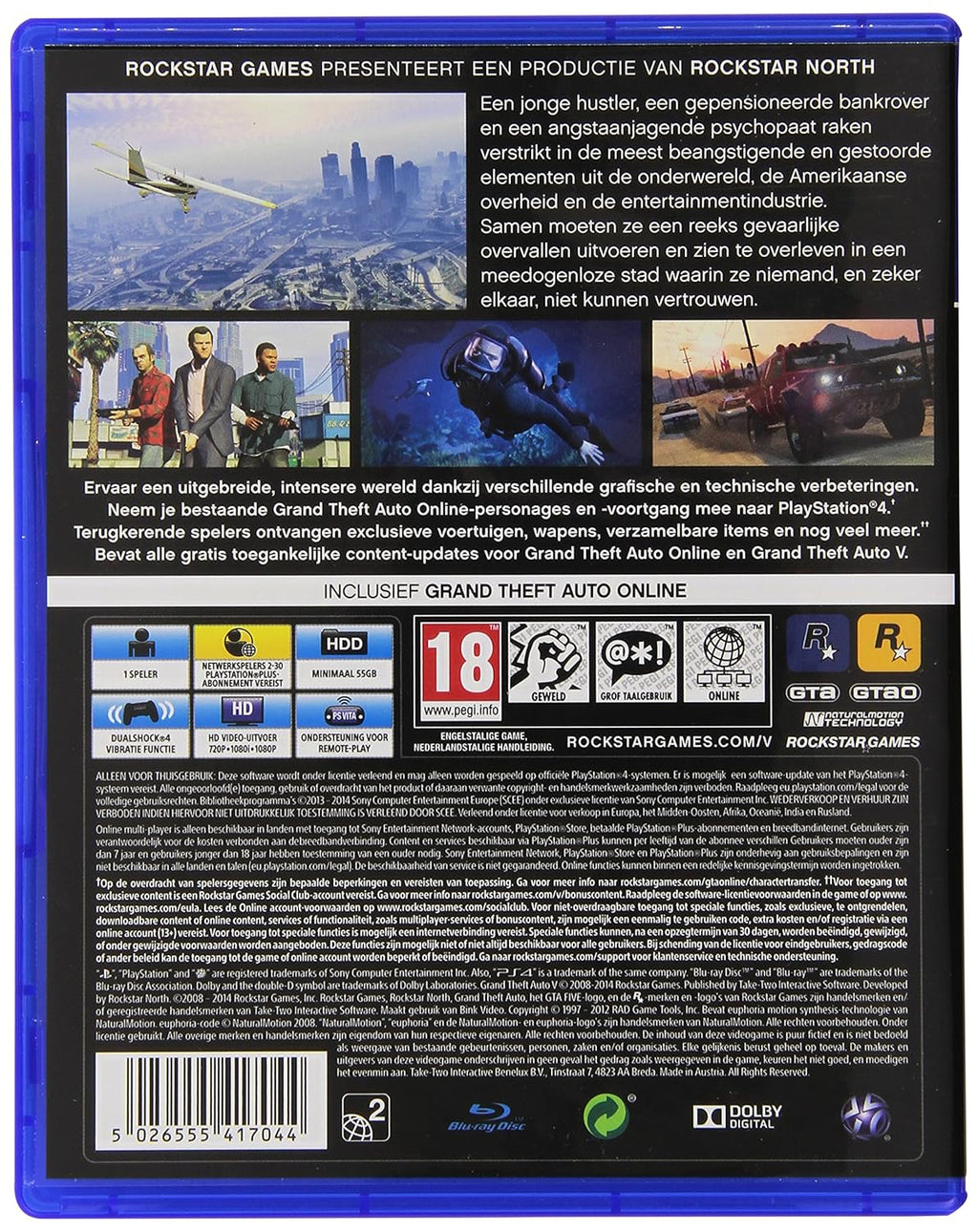 Grand Theft Auto 5 for PS4 X79358