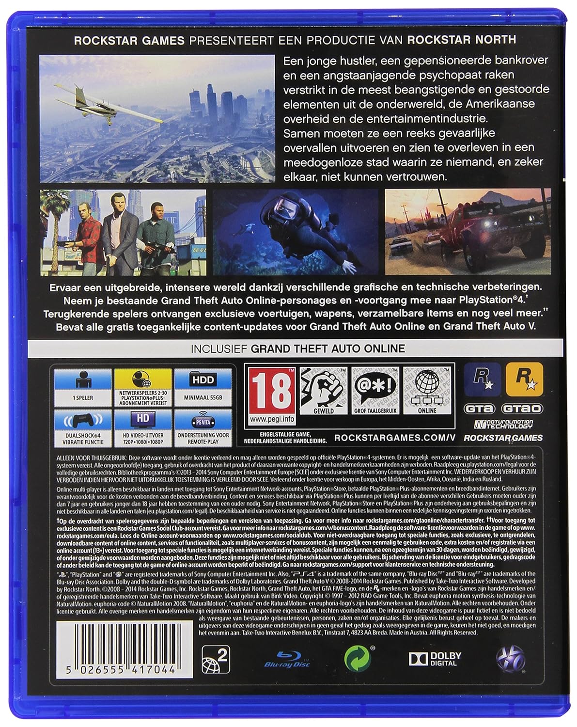 Grand Theft Auto 5 for PS4 X79358