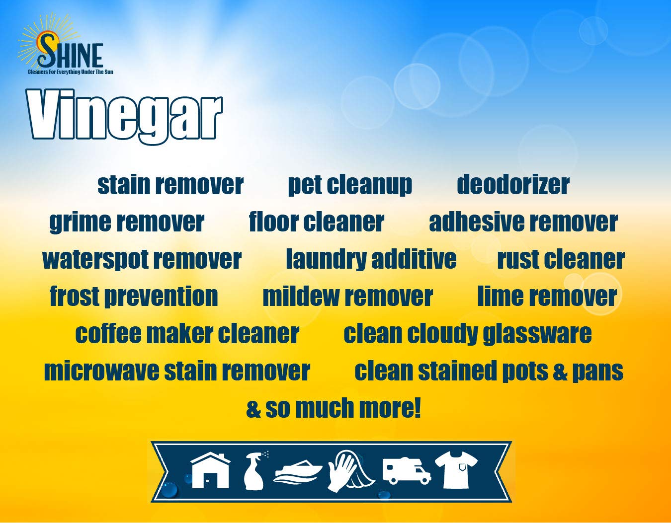 45% White Vinegar Concentrate, 1 Gallon T7245