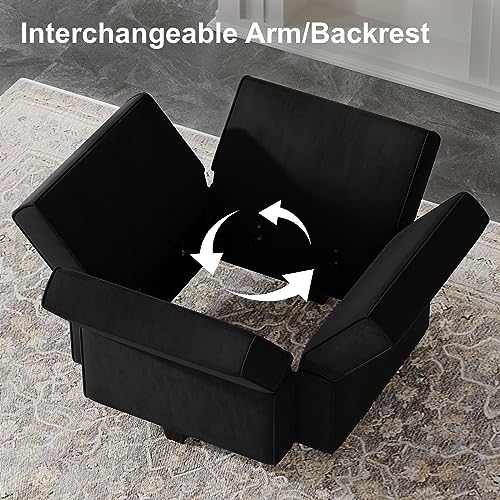 Modular Sectional Sofa with Storage and Ottoman Z81815