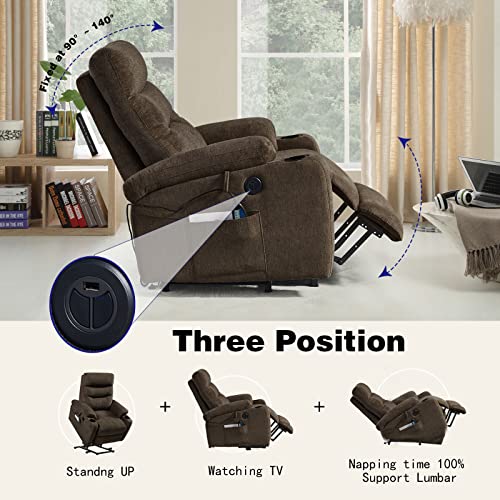 Power Lift Recliner Chair for Elderly with Heat and Massage E26016
