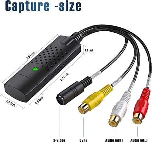 USB Video Capture Card for RCA to Digital Conversion L103206