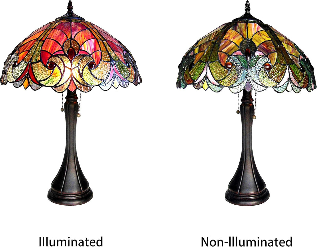 Victorian 2-Light Table Lamp with 16" Shade S322479