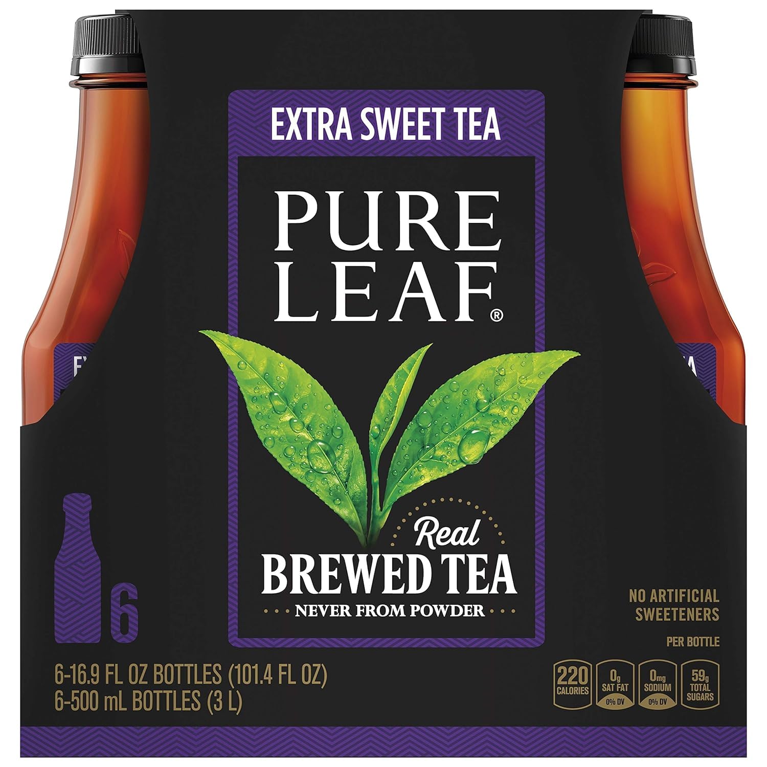 Pure Leaf Variety Pack - 6 Flavors - 16.9 Fl Oz 6 Bottles - Pack of 36 D251584