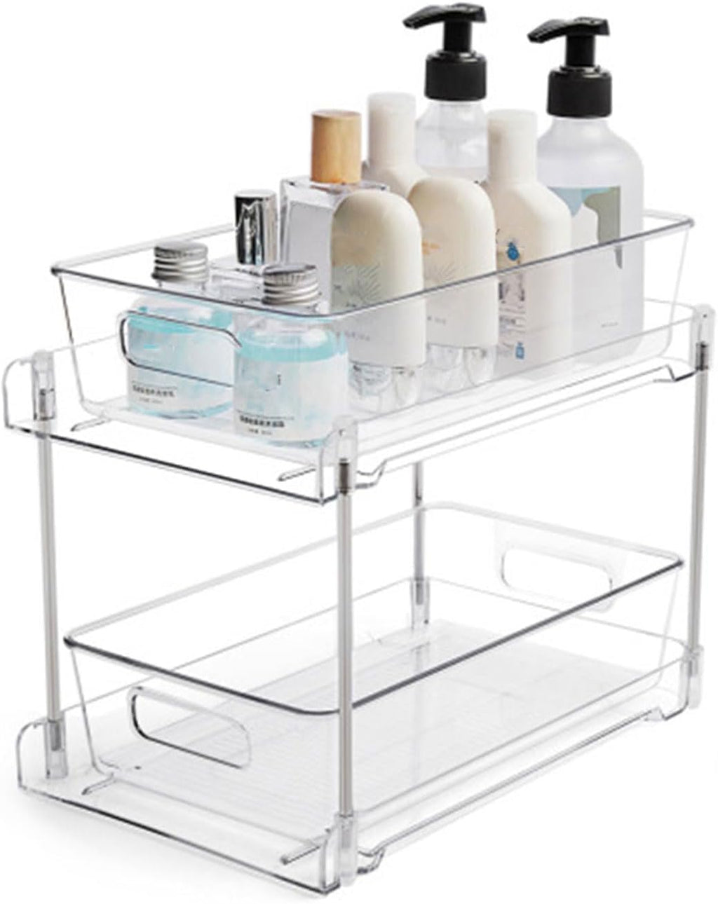 Under Sink Organizer 2-Tier Slide-Out Storage Rack A284875