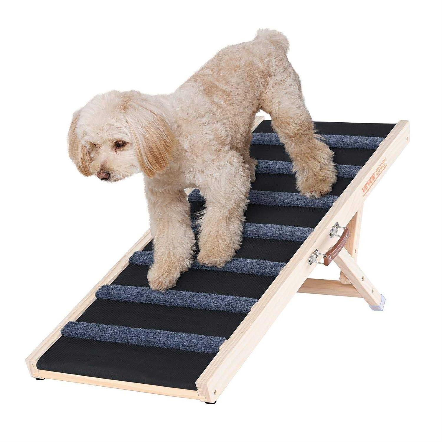 Folding Dog Ramp for Bed, Adjustable for Small Pets W3600