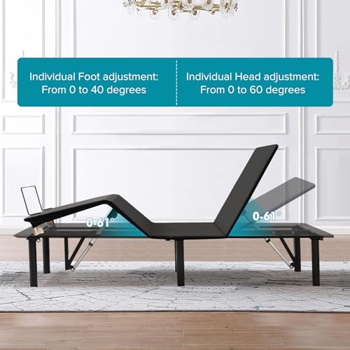 Twin Adjustable Bed Frame with Wireless Remote Control H44730