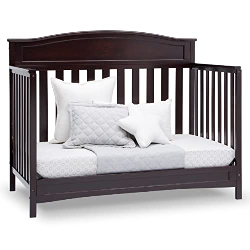 4-in-1 Convertible Baby Crib, White A782