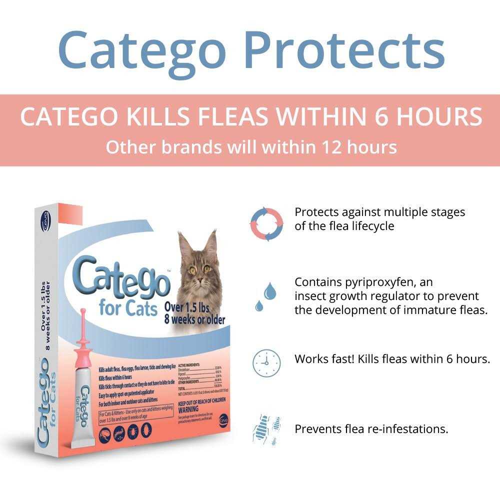Flea & Tick Treatment for Cats T3054