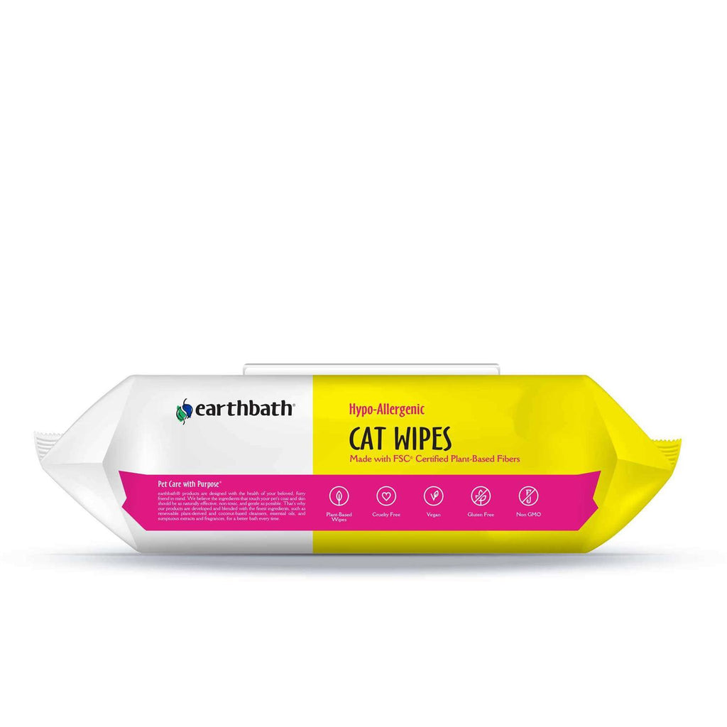 Cat Grooming Wipes Hypo-Allergenic Fragrance Free G753824
