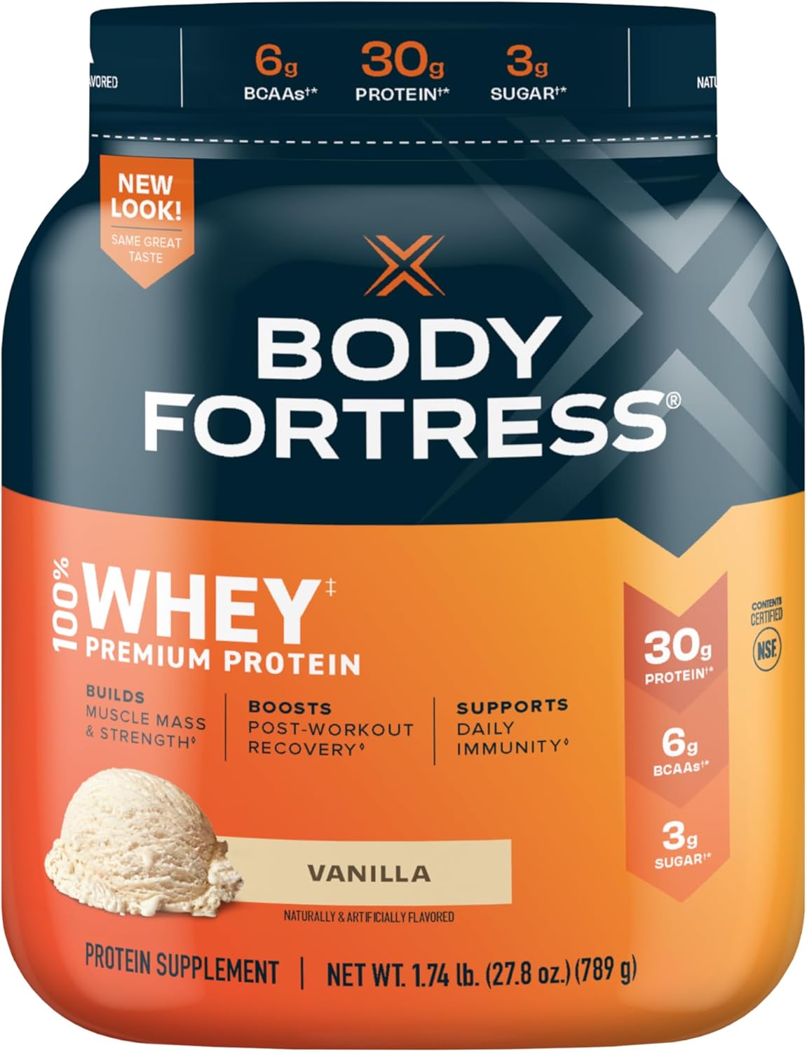 Whey Protein Vanilla 1.74lbs & Whey Protein Vanilla Cream 1.8lbs I2126