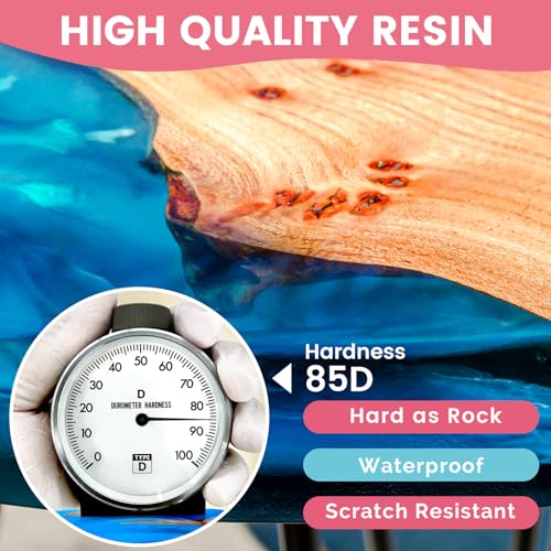 Crystal Clear Epoxy Resin Kit for Art, Mold, Wood, Jewelry, No Bubbles, No Odor, UV Resistant G792