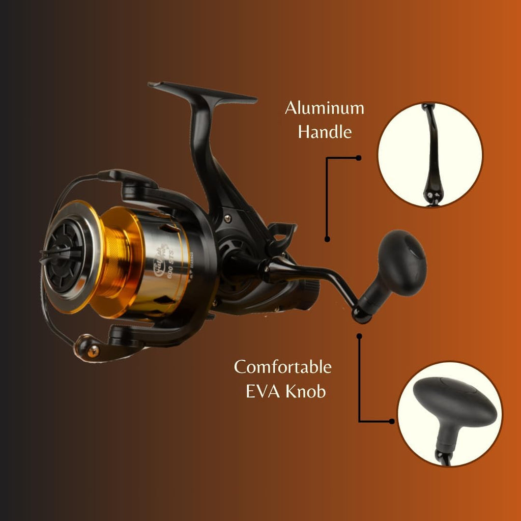Spinning Reel 600 STS, 5.2:1 Gear Ratio, 22lb Drag J56027
