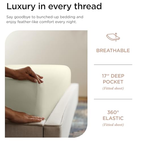 Queen Supima Cotton Sheet Set, 1000 Thread Count, 4 PC, Deep Pocket W881