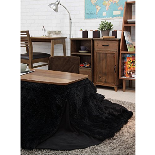 Kotatsu Heater Table with Folding Legs, Natural Oak Finish B60421