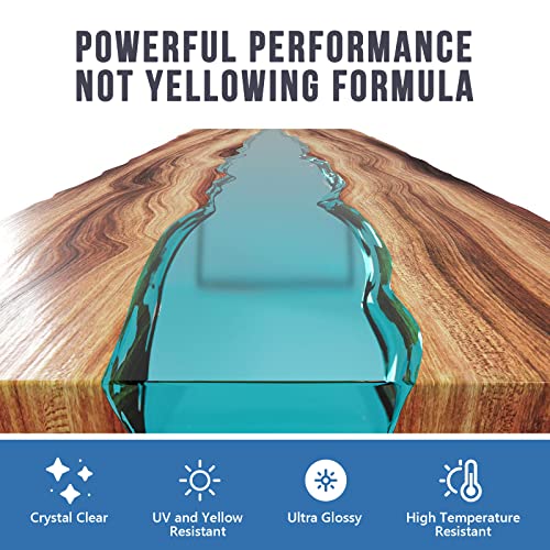 Crystal Clear Epoxy Resin Kit for Crafts, Table Tops, DIY B836691
