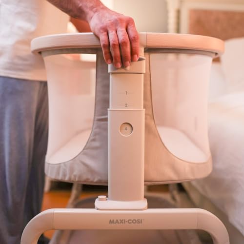 Portable Baby Bassinet, Height Adjustable, Breathable Mesh I216601