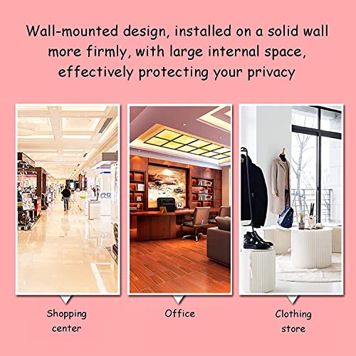 Movable Dressing Room with Metal Bracket for Mall Office Bedroom Y173