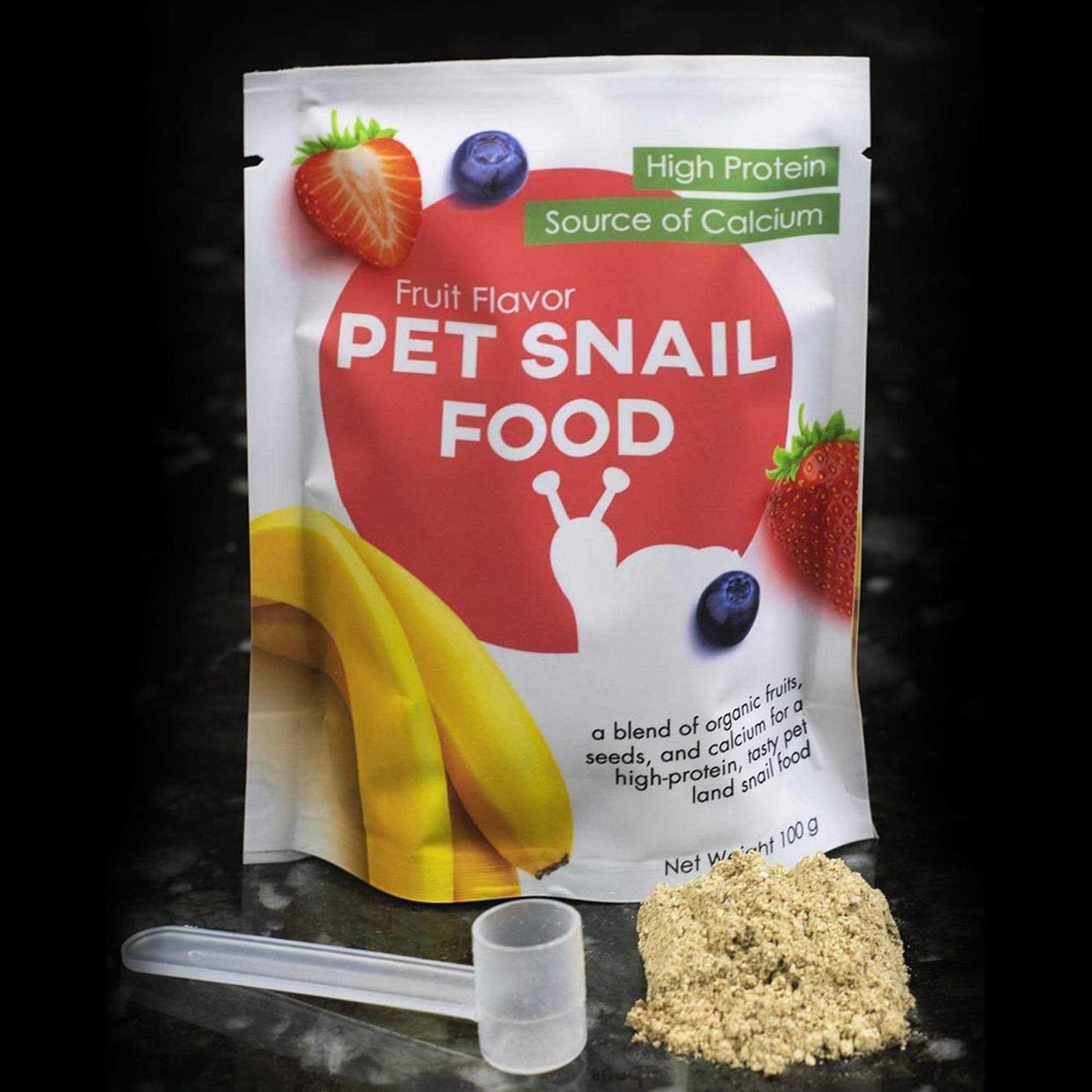 Vegetable Flavored Pet Land Snail Food High-Protein N401633