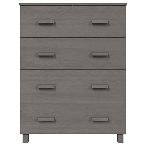 Sideboard Light Gray Solid Wood Pine F93935