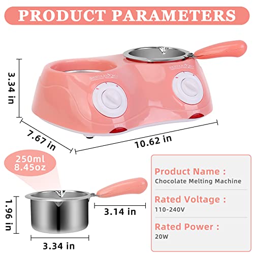 Chocolate Fondue Maker with Double Melting Pot R803889