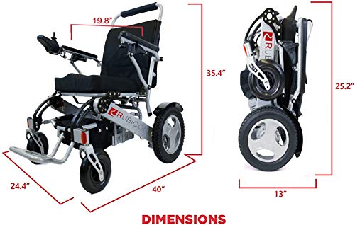 Electric Wheelchair, All Terrain, Foldable, Dual Battery X7268