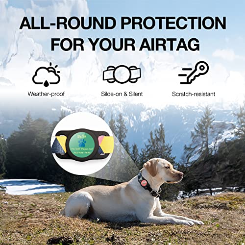Silicone Dog Collar Holder for AirTag Tracker H6004
