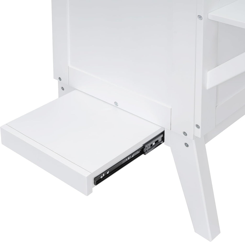 Queen Murphy Bed with Desk, Shelves, and Charging Station B221925
