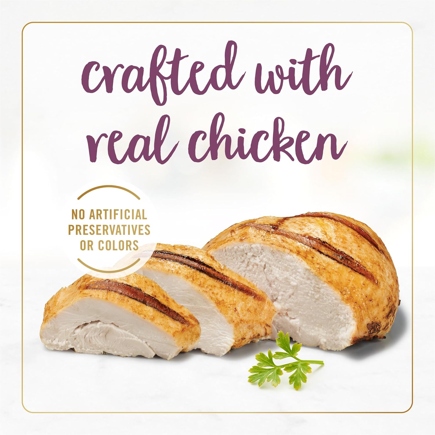 Chicken Feast in Gravy Wet Cat Food, 3 oz. Cans, Pack of 24 I55994