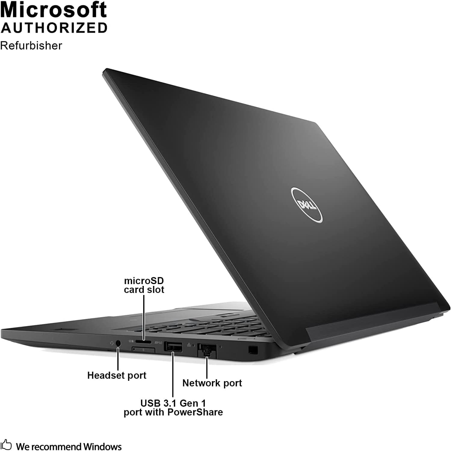 14" HD Business Laptop, Intel Core i5, 16GB RAM, 256GB SSD, Windows 10 Pro W7124