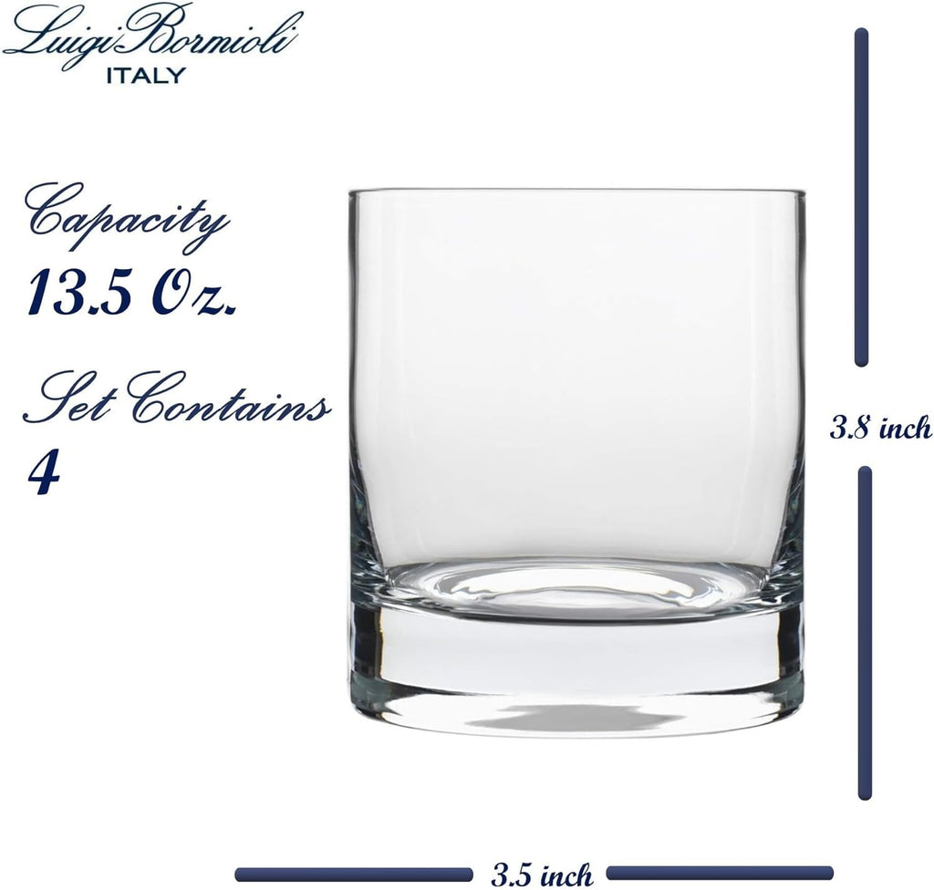 Set of 4 Double Old Fashioned Glasses, 13.5 oz Y461086