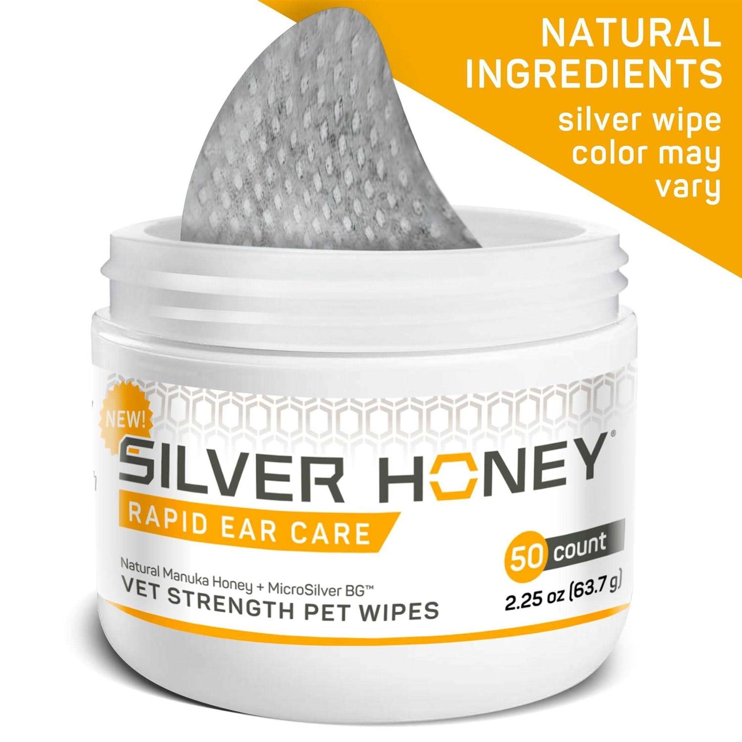 Rapid Ear Care Vet Strength Pet Wipes W3272